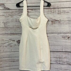 Here Comes the Sun White Mini Dress